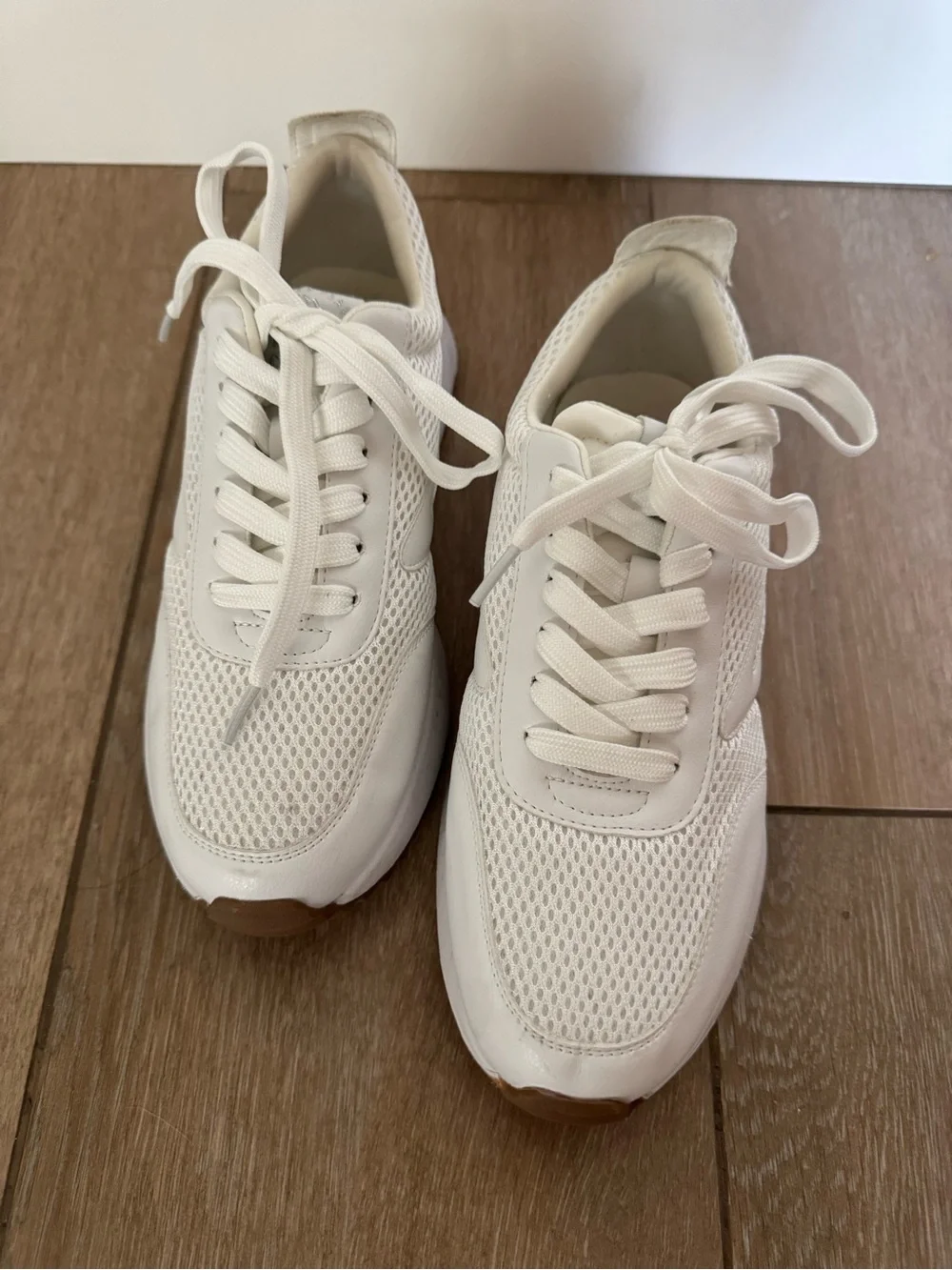 Project Cloud Ivory Mesh Platform Sneaker